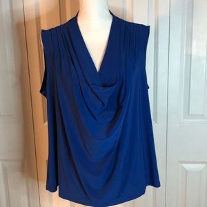 Plunging neckline Sleeveless Blouse, size 2X